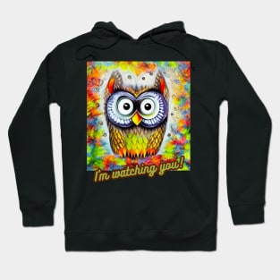 Colorful Owl Hoodie